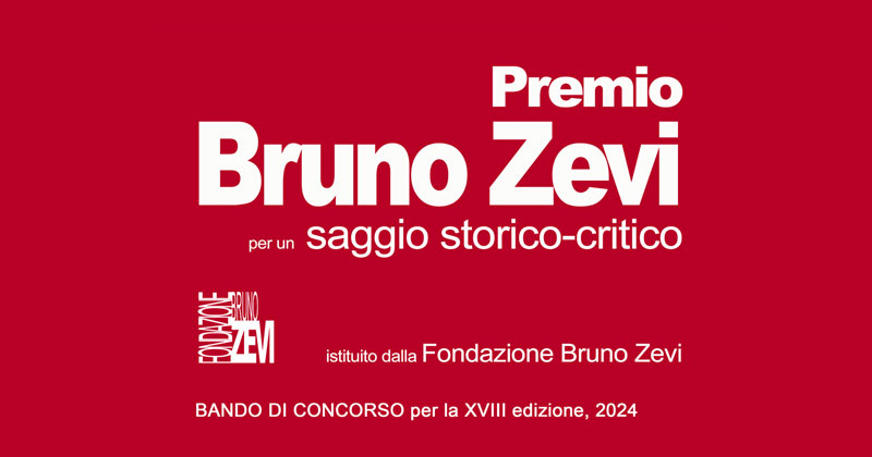 Premio Bruno Zevi edizione 2024