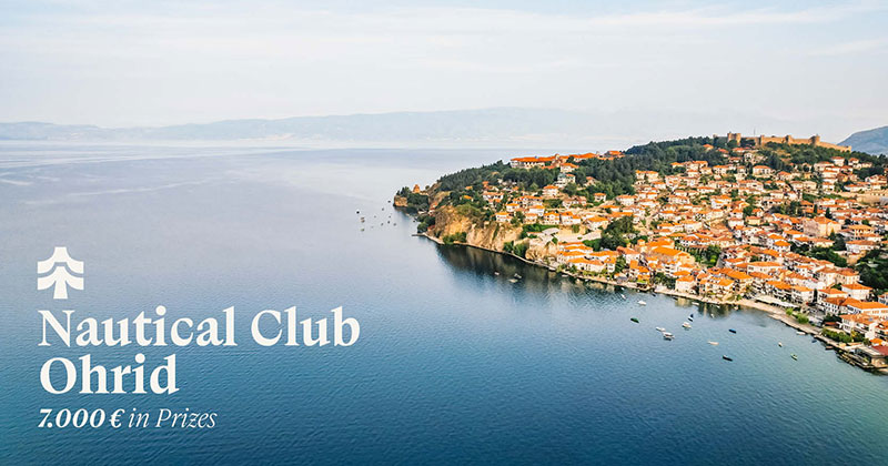 Un club nautico e sociale nella costa occidentale del lago di Ohrid, in Macedonia