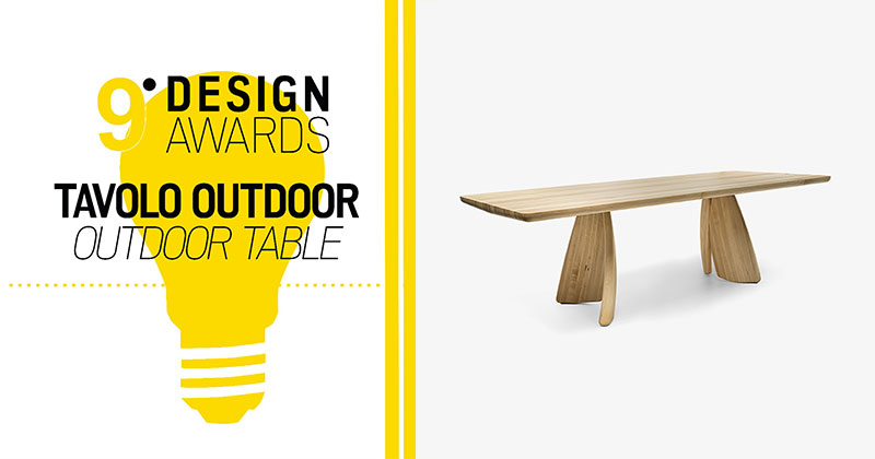 Tavoli Outdoor - 9° Design Award "Accendi la tua idea"