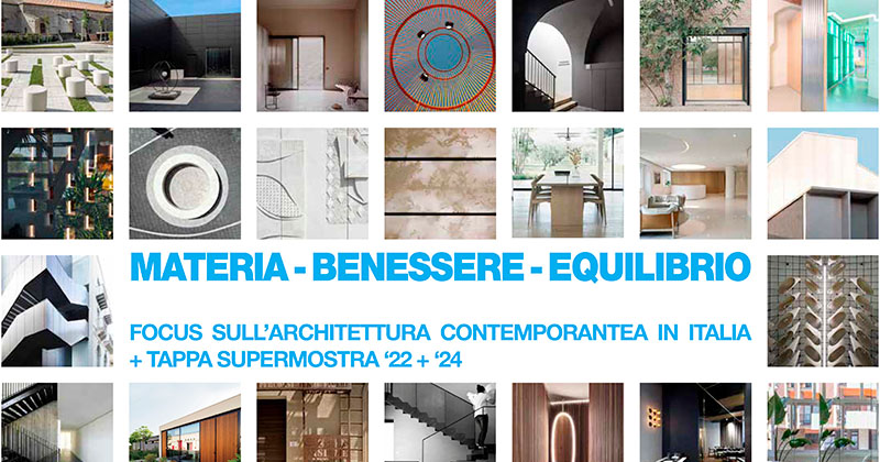 Supermostra24. Materia benessere equilibrio. L'architettura contemporanea va in scena a Catania