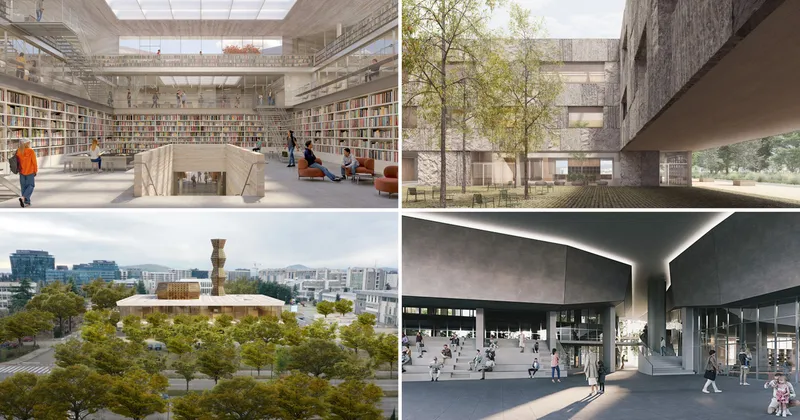 Park, MDU, Degli Esposti e OPPS a confronto sulle proposte presentate al concorso per la biblioteca universitaria di Podgorica