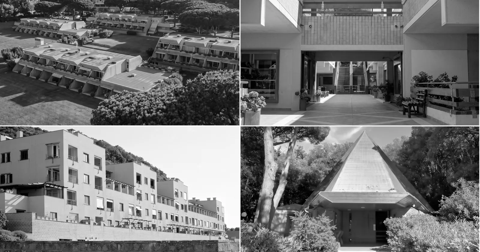 Punta Ala fuori stagione: in moto fino alle architetture della vacanza di Gardella, Quaroni, Di Salvo e Piemontese